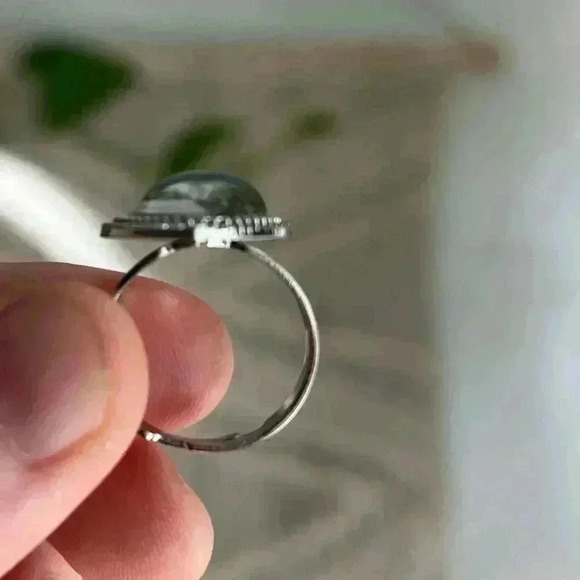 Mood Ring Warm Water Changing Temperature Drop Ring Gift Size 8-9 Cute Heart - Picture 2 of 8